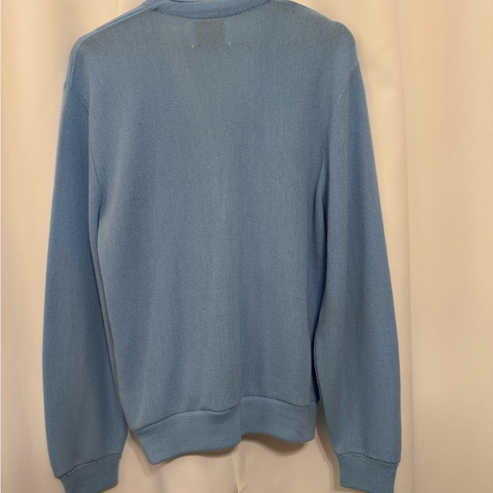 Jantzen Men's Light Blue Cardigan Sweater - Picture 7 of 7